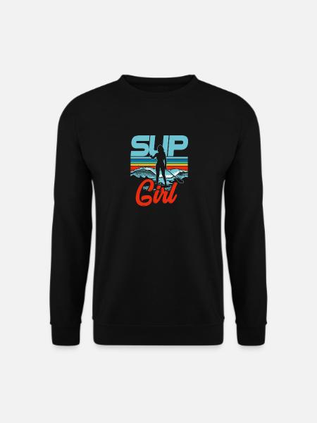 SUP girl - Unisex Sweatshirt - black
