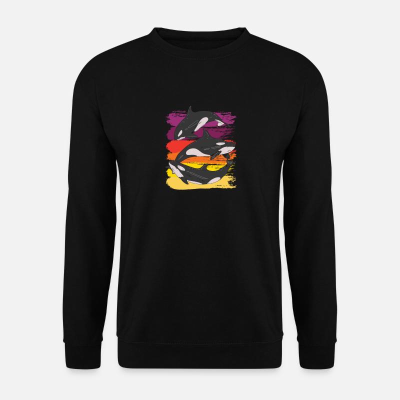 Orca Whale Killer Whale - Unisex Sweatshirt - black
