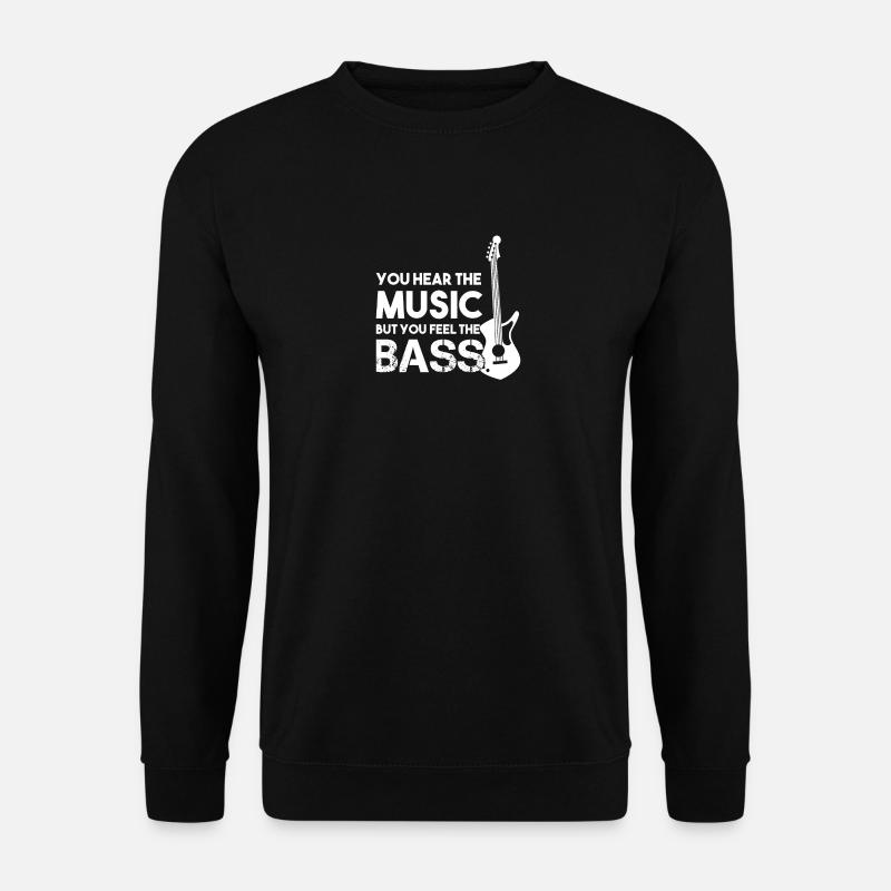 Guitare basse guitariste - Sweat-shirt Unisexe - noir
