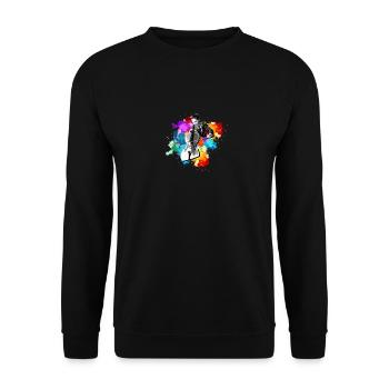 Cello cellist - Unisex Sweatshirt - black - Front - Alina (178cm) & Michal (187cm)
