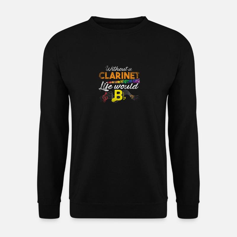 Klarinette Orchester - Unisex Pullover - Schwarz