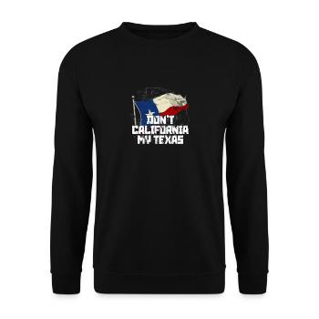 Texas - Unisex Pullover - Schwarz - Vorne - Alina (178cm) & Michal (187cm)