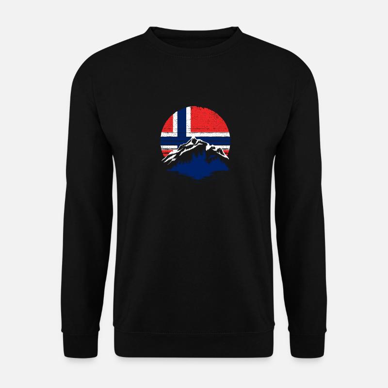 Norwegen Skandinavien Geschenk - Unisex Pullover - Schwarz