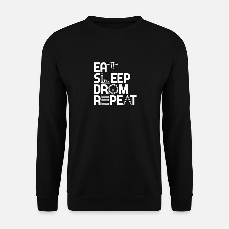 Drummer Drums Musicians - Unisex Sweatshirt - black