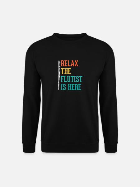 flute - Unisex Sweatshirt - black