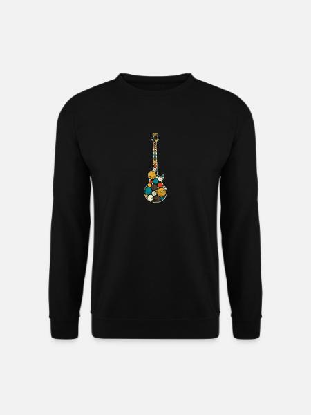 Gitarre Bassisten Geschenkidee - Unisex Pullover - Schwarz