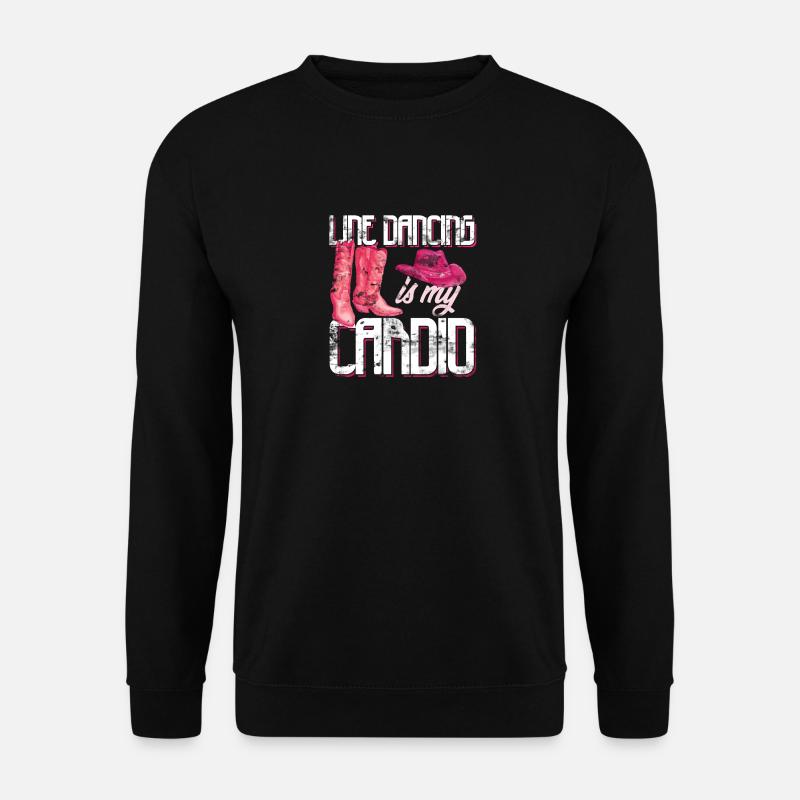 Linedance Cowboystiefel - Unisex Pullover - Schwarz