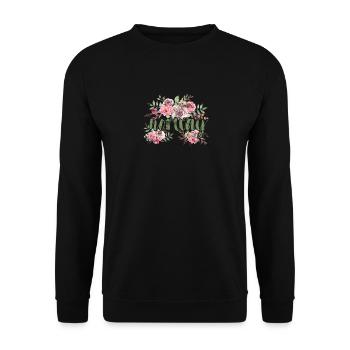 Norway - Unisex Sweatshirt - black - Front - Alina (178cm) & Michal (187cm)