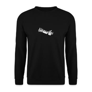 Piano - Sweat-shirt Unisexe - noir - Devant - Alina (178cm) & Michal (187cm)