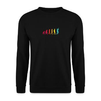 Trumpet Musician Trumpeter - Unisex Sweatshirt - black - Front - Alina (178cm) & Michal (187cm)