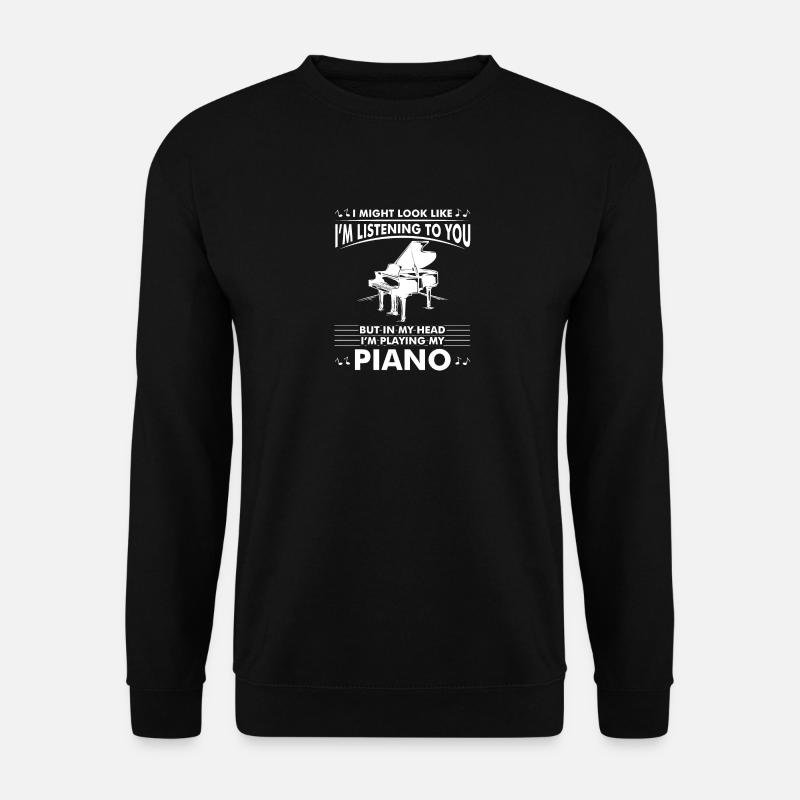 Piano piano - Unisex Sweatshirt - black