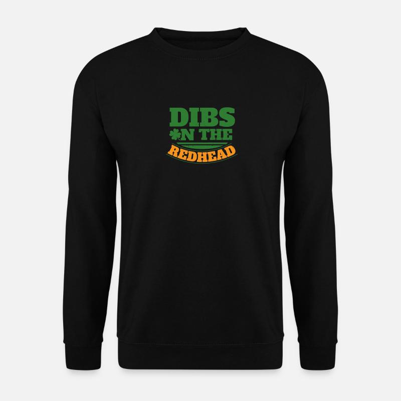 Dibs on the Redhead - Unisex Sweatshirt - black