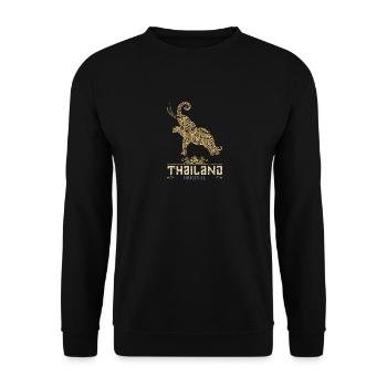 Thailand Taucher - Unisex Pullover - Schwarz - Vorne - Alina (178cm) & Michal (187cm)