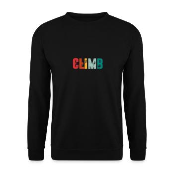 Escalade - Sweat-shirt Unisexe - noir - Devant - Alina (178cm) & Michal (187cm)