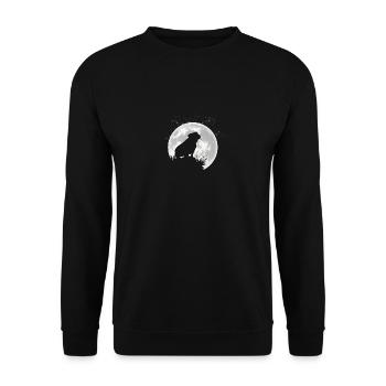 English bulldog dogs - Unisex Sweatshirt - black - Front - Alina (178cm) & Michal (187cm)