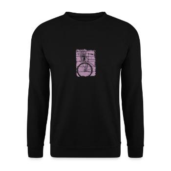 Sport cycliste - Sweat-shirt Unisexe - noir - Devant - Alina (178cm) & Michal (187cm)