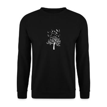 Bird ornithologist - Unisex Sweatshirt - black - Front - Alina (178cm) & Michal (187cm)
