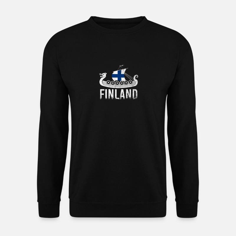 Finnland Wikinger Finne - Unisex Pullover - Schwarz