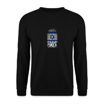 ADN d'Israël - Sweat-shirt Unisexe - noir - Devant - Alina (178cm) & Michal (187cm)