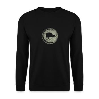 Neuseeland - Unisex Pullover - Schwarz - Vorne - Alina (178cm) & Michal (187cm)