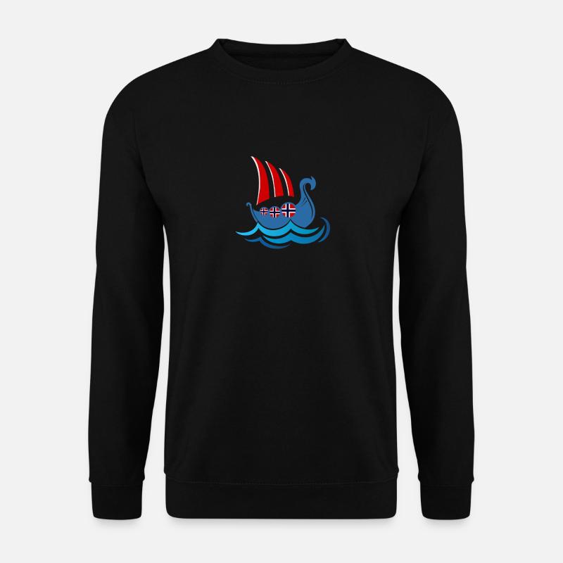 Norwegen Elch - Unisex Pullover - Schwarz