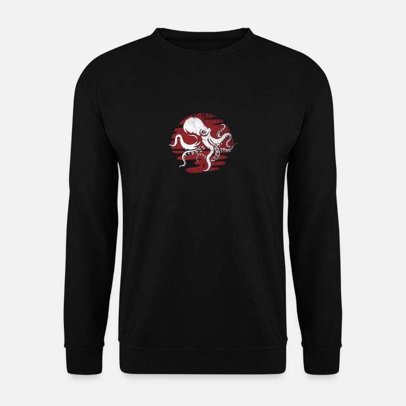 Octopus monster sailor - Unisex Sweatshirt - black
