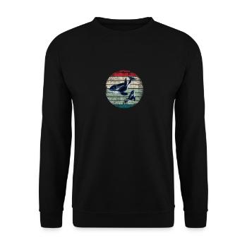 Orca - Unisex Pullover - Schwarz - Vorne - Alina (178cm) & Michal (187cm)