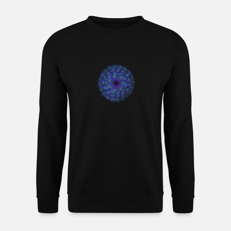 Pfau - Unisex Pullover - Schwarz