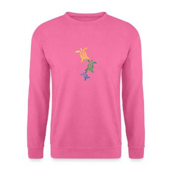 Schildkröte - Unisex Pullover - Pink - Vorne