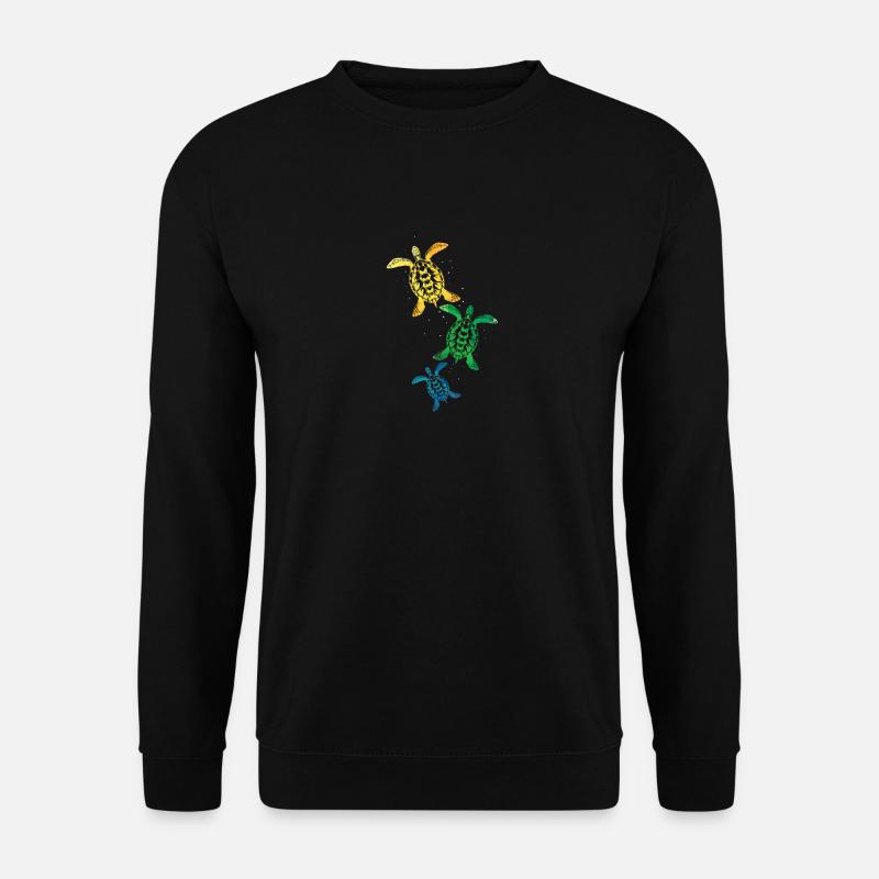 tortue - Sweat-shirt Unisexe - noir