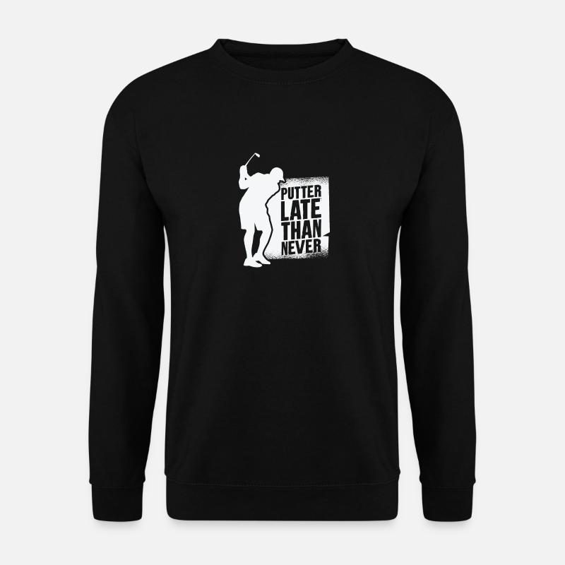 Golfspieler Golfplatz Golfer - Unisex Pullover - Schwarz
