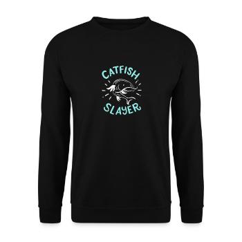 Wels-Töter - Unisex Pullover - Schwarz - Vorne - Alina (178cm) & Michal (187cm)