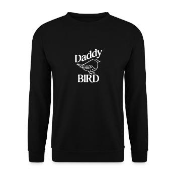 Papagei Vogel - Unisex Pullover - Schwarz - Vorne - Alina (178cm) & Michal (187cm)