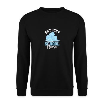 Got Ice Schulschwester - Unisex Pullover - Schwarz - Vorne - Alina (178cm) & Michal (187cm)