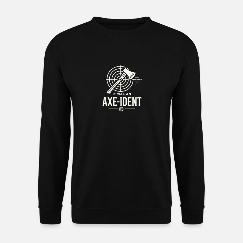 Es war ein Axt-ident - Unisex Pullover - Schwarz