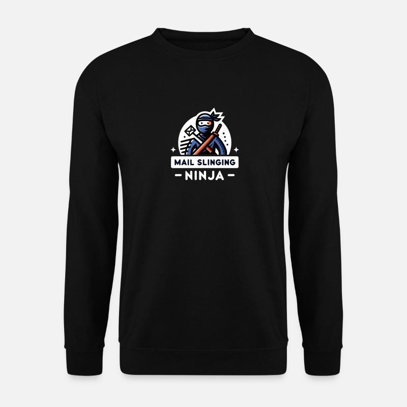 Postwurfsendung Ninja - Unisex Pullover - Schwarz