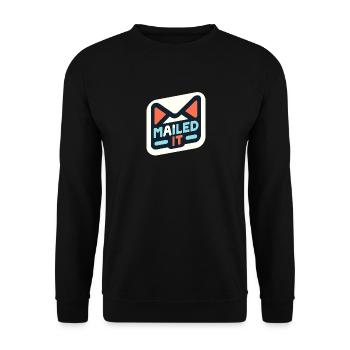 Verschickt - Unisex Pullover - Schwarz - Vorne - Alina (178cm) & Michal (187cm)