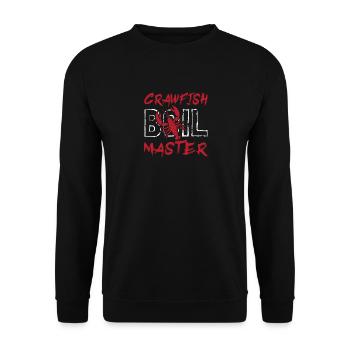 Meister des Flusskrebskochens - Unisex Pullover - Schwarz - Vorne - Alina (178cm) & Michal (187cm)