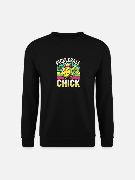 Pickleball-Küken - Unisex Pullover - Schwarz