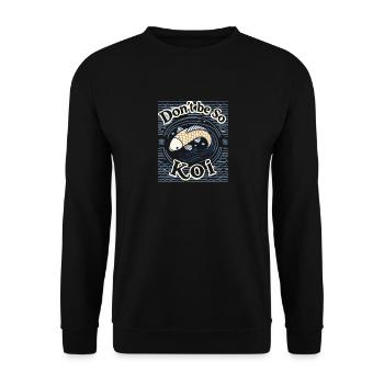 Seien Sie nicht so Koi - Unisex Pullover - Schwarz - Vorne - Alina (178cm) & Michal (187cm)