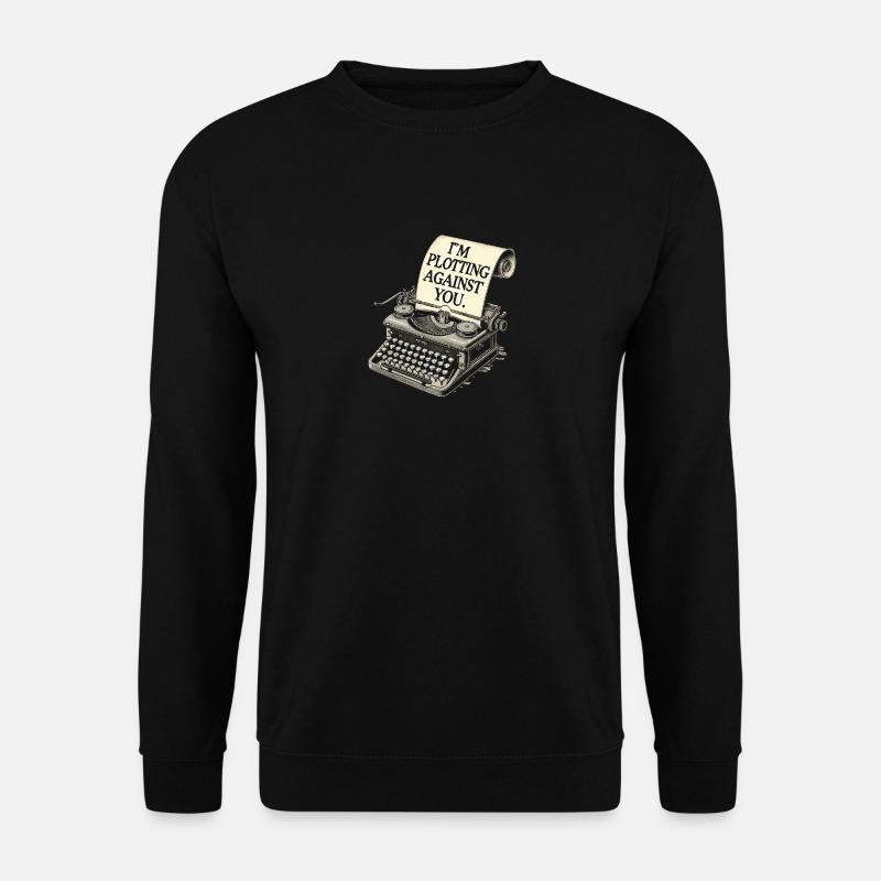 Ich verschwöre mich gegen dich - Unisex Pullover - Schwarz