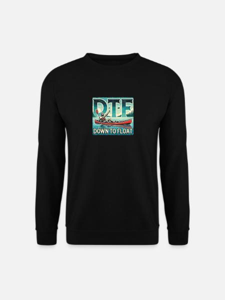 DTF - Down To Float - Unisex Pullover - Schwarz
