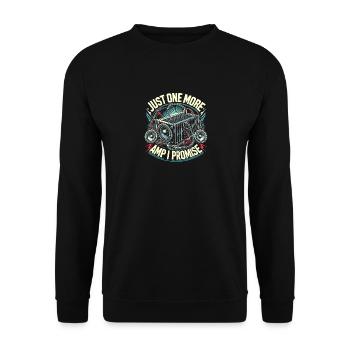 Nur noch eine Ampel, versprochen - Unisex Pullover - Schwarz - Vorne - Alina (178cm) & Michal (187cm)