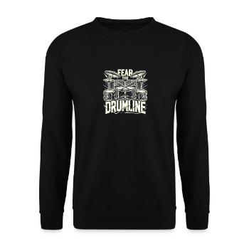 Fear The Drumline - Unisex Pullover - Schwarz - Vorne - Alina (178cm) & Michal (187cm)
