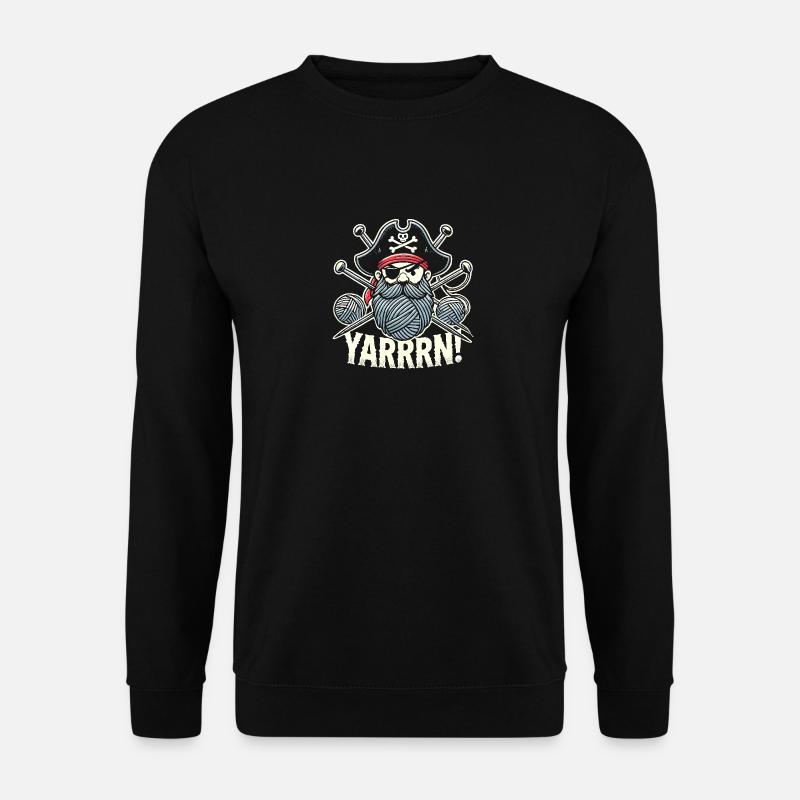 Yarrrrn - Unisex Pullover - Schwarz