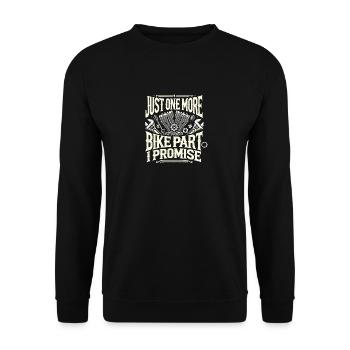 Nur noch ein Fahrrad Teil I Versprechen - Unisex Pullover - Schwarz - Vorne - Alina (178cm) & Michal (187cm)