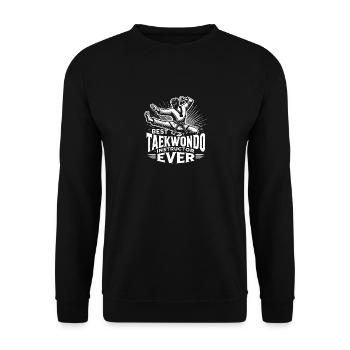 Bester Taekwondo-Lehrer aller Zeiten - Unisex Pullover - Schwarz - Vorne - Alina (178cm) & Michal (187cm)