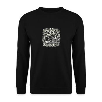 Viel Stoff für wenig Zeit nähen - Unisex Pullover - Schwarz - Vorne - Alina (178cm) & Michal (187cm)