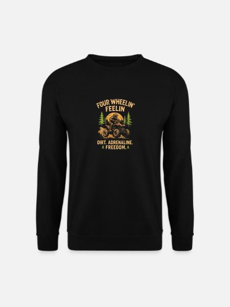 Four Wheelin' Feelin' - Unisex Pullover - Schwarz