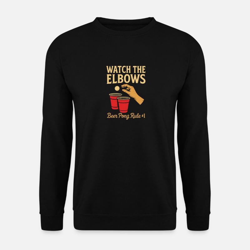 The Elbows beobachten - Unisex Pullover - Schwarz